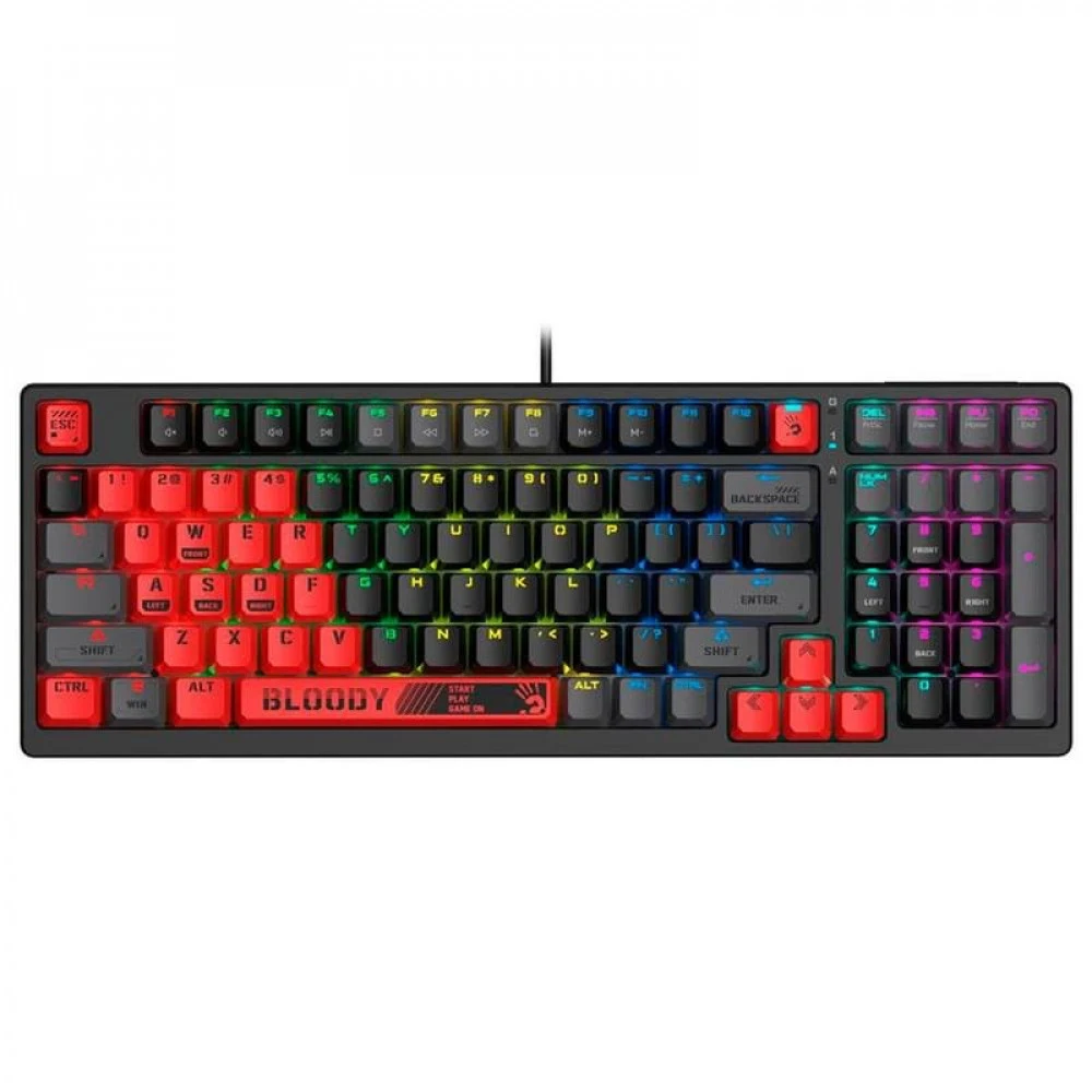 Клавиатура A4Tech Bloody S98 механическая красный USB for gamer LED (S98 RED)