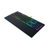 Клавиатура, Razer, Ornata V3 - Russian Layout, RZ03-04460800-R3R1, Игровая, Комбинированные мембранные + механические, Программируемые клавиши, 10 Зон освещения Razer Chroma ™ RGB, Подставка для зап
