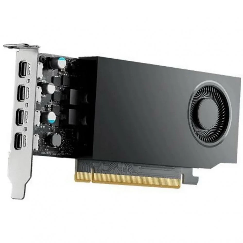 Видеокарта NVIDIA Quadro RTX A1000 8GB (8Gb, GDDR6, 128 bit, 4xminiDP, Bulk) (900-5G172-2280-000)