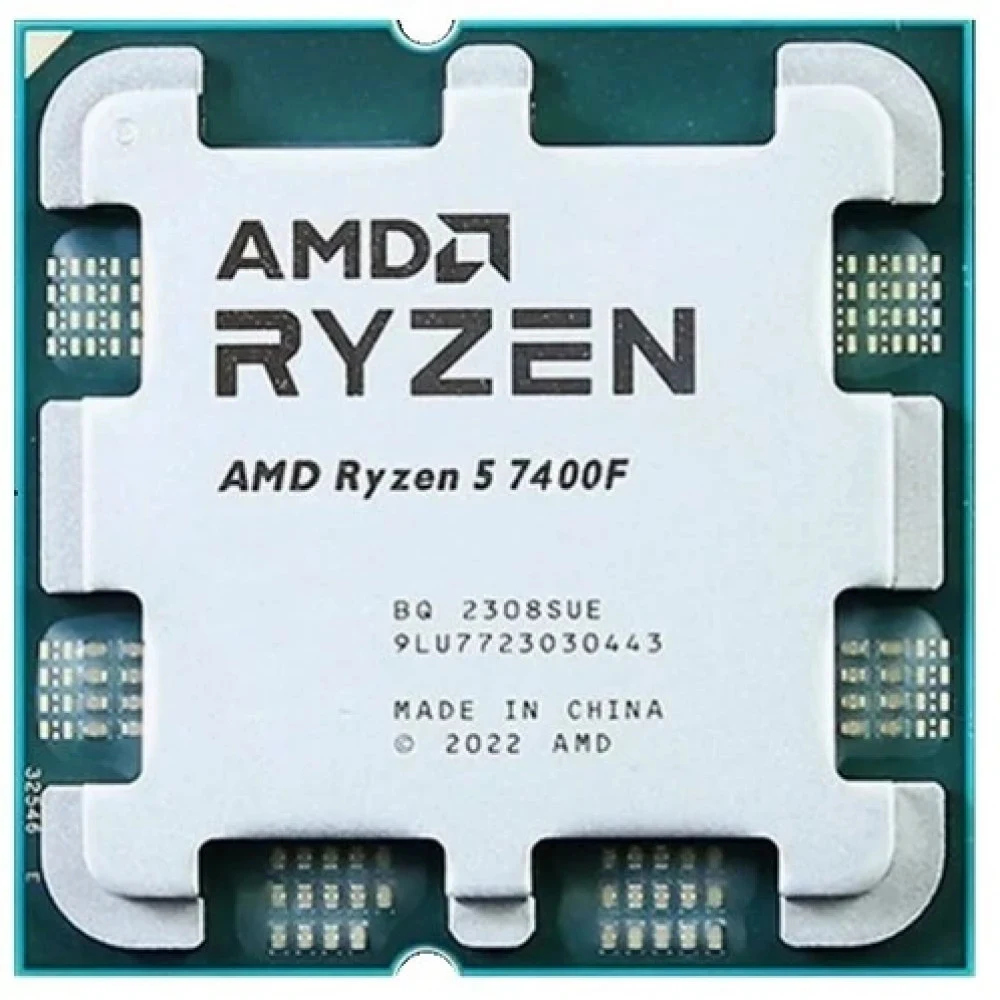 Центральный Процессор AMD RYZEN 5 7400F OEM (Raphael, 5nm, C6/T12, Base 3,70GHz, Turbo 4,70GHz, without graphics, L3 32Mb, TDP 65W, SAM5)