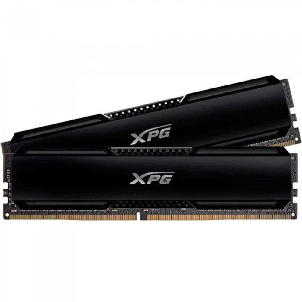 Модуль памяти ADATA GAMMIX D20 Black Gaming Memory AX4U320016G16A-DCBK20 32GB DDR4 3200 DIMM Non-ECC, CL16, 1.35V, Heat Shield, Kit (2x16GB), RTL (931726)