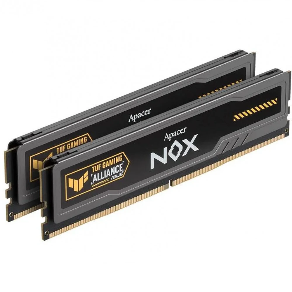 Комплект модулей памяти, Apacer, NOX TUF GAMING ALLIANCE AH5U32G60C622UTAA-2, DDR5, 32GB (Kit 2x16GB), CL38, 1.35V, DIMM <PC5-48000/6000MHz>