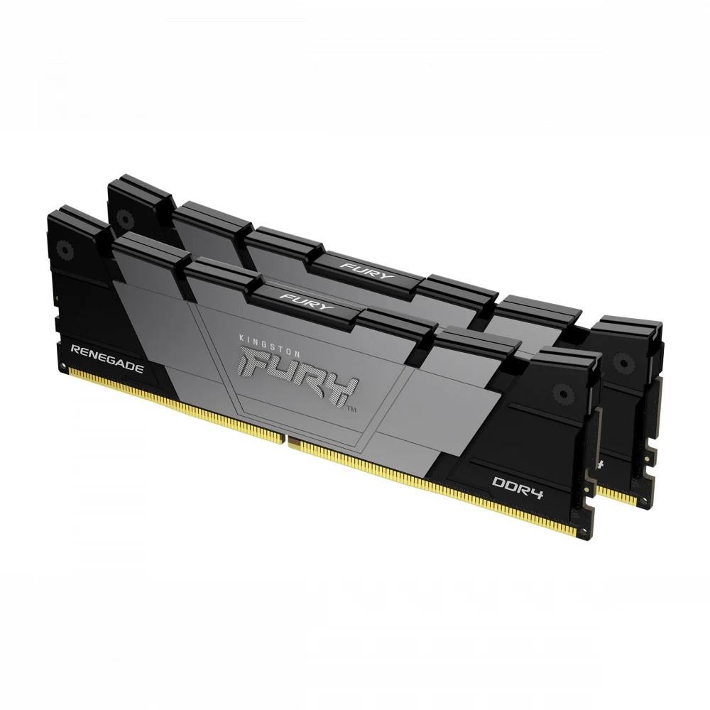 Память DDR4 2x8GB 4600МГц Kingston KF446C19RB2K2/16 Fury Renegade Black RTL Gaming PC4-36800 CL19 DIMM 288-pin 1.5В kit dual rank с радиатором Ret