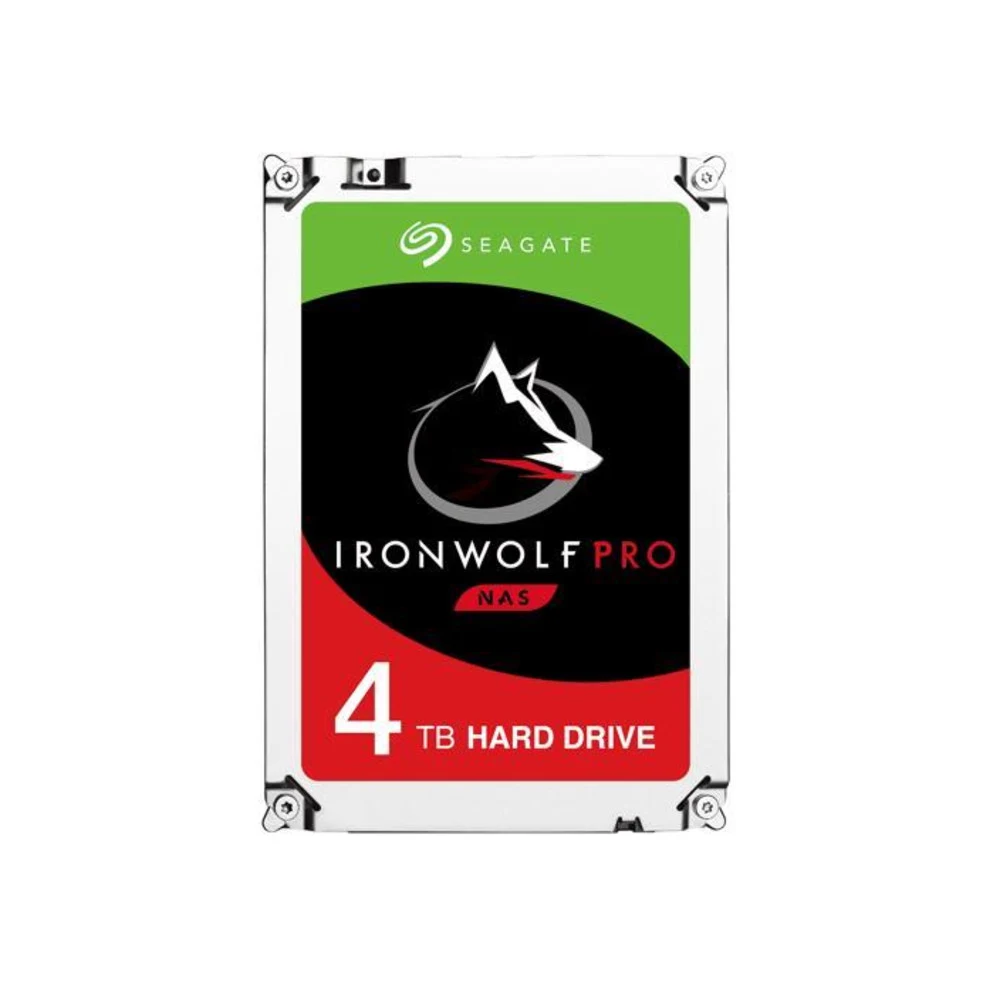 Жесткий диск для NAS систем 4Tb HDD Seagate IronWolf PRO SATA 6Gb/s 7200rpm 3.5" 256Mb ST4000NE001. Высокопроизводительные диски высокой надежности для серверов - MTBF 1,2 млн. часов
