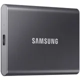 Samsung External SSD T7, 1000GB, Type-C, USB 3.2 Gen2, R/W 1050/1000MB/s, 85x57x8mm, Titan Gray
