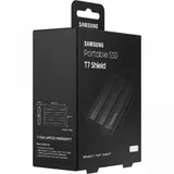 Внешний SSD 2000Gb Samsung T7 Shield USB 3.2 Gen.2 (10 Гбит/c) AES 256 Поддержка NVMe Черный MU-PE2T0S/WW
