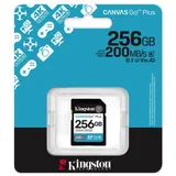 Карта памяти, Kingston, SDG4/256GB, SDXC 256GB, Canvas Go Plus, C10, UHS-I, U3, V30