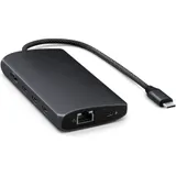 SATECHI USB-C MultiPort Adapter 8K with Ethernet V3 - Midnight