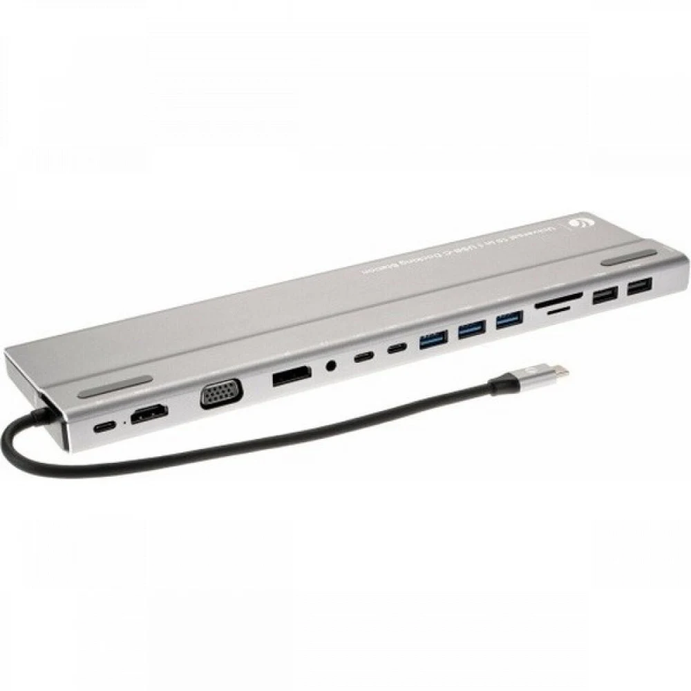 Кабель а/в VCOM CU4703 0.15m м D-sub DisplayPort USB Type-C USB 3.1 Type-А - 2 шт. HDMI USB 2.0 - 2 шт. USB 3.0 - 3 шт. Jack 3,5 мм Слот считывания карт памяти Разъем для подключения док-стан