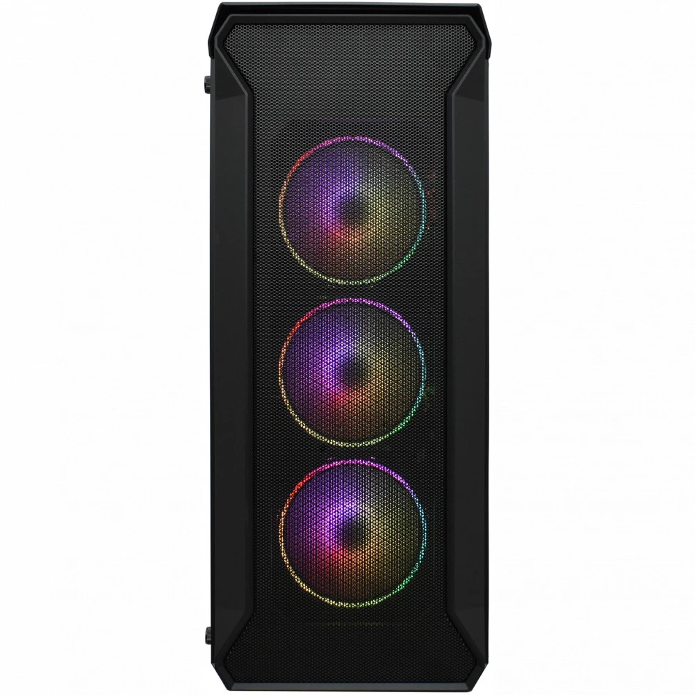 Case ATX midi tower APEX, Tank3, 4*120mm ARGB fans + ARGB fan hub + remote control (без БП), TG