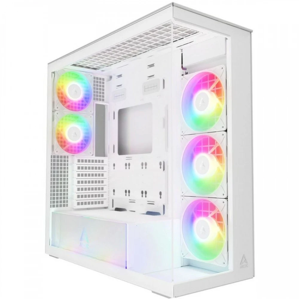 Компьютерный корпус Arctic Xtender White(Clear Glass), ACPCC00014A, 5 ARGB FAN, USB-C, 2xUSB-A, E-ATX ACPCC00014A