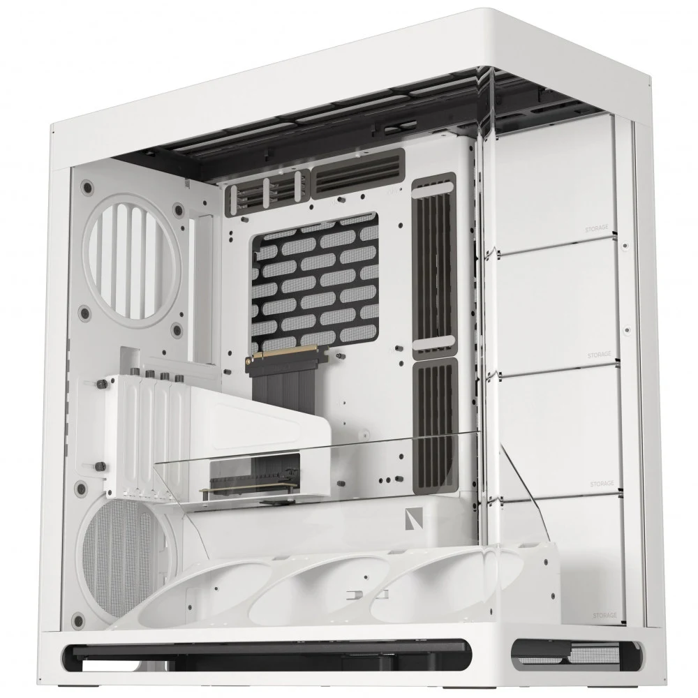 Компьютерный корпус, HAVN, HS 420 VGPU WH (HVN-CA-HS420-07), E-ATX/ATX/Micro ATX, USB 1*Type C/2*3.2, HD-Audio, Высота процессорного кулера до 185 мм, Длина VGA до 470мм, 5*3.5"/5*2.5", Толщина 0,8м
