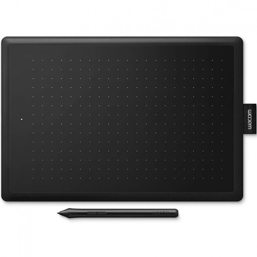 Графический планшет, Wacom, One Medium (CTL-672-N), Разрешение 2540 lpi, Чувствительность к нажатию 2048, Интерфейс USB, Размер 277*189*8,7 мм, Чёрный