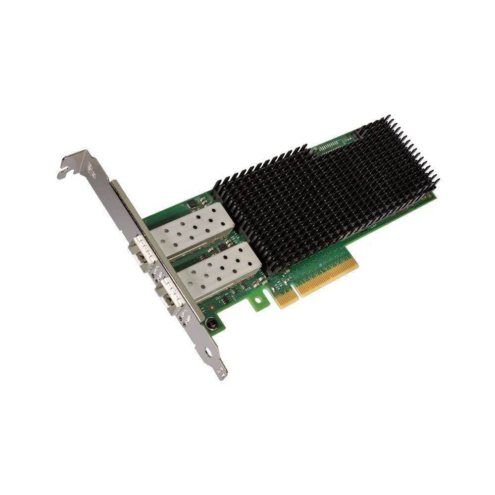 Intel Ethernet Network Adapter XXV710-DA2, 10/25GbE dual ports SFP28, PCI-E 3.0x8 (Low Profile and Full Height brackets included) box