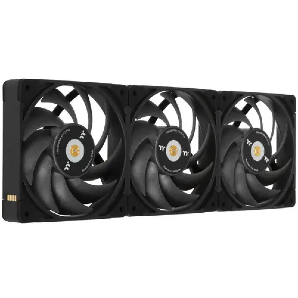 Вентилятор для корпуса Thermaltake Toughfan EX12 Pro Reverse 120х120x25 черный 4-pin 29.8дБ (упак.:3шт) (CL-F171-PL12BL-A) Ret