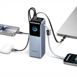 Мобильный аккумулятор Power Bank, 25000mAh, DigitalDisplay, 200W, PB728 (75702B) UGREEN