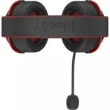 Наушники с микрофоном A4Tech Bloody MR590 Sports красный/черный 1.5м мониторные BT/Radio/3.5mm оголовье (MR590+ WIRED/SPORT RED)