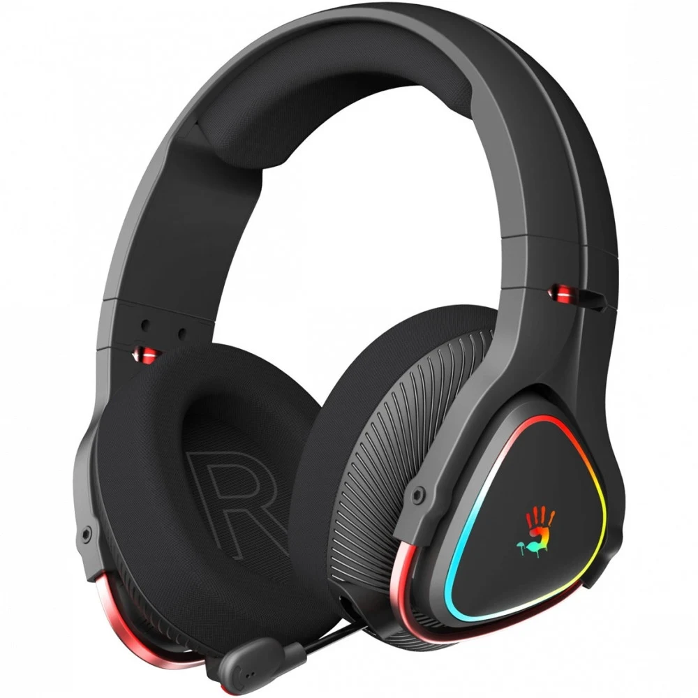 Наушники с микрофоном A4Tech Bloody MR710 черный BT оголовье (MR710 BLACK)