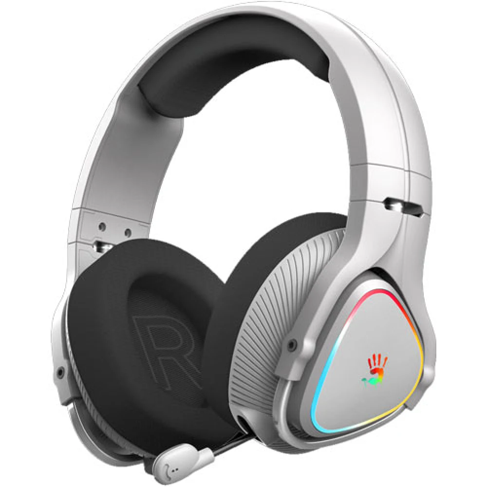 Наушники с микрофоном A4Tech Bloody MR710 серый BT оголовье (MR710 GREY)