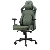 Игровое компьютерное кресло, Cougar, Defensor S Army Green F, Искусственная кожа PU AIR, (Ш)57*(Г)53*(В)129,5 (137) см, Зеленый