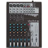 LD SYSTEMS Микшер LDVIBZ8DC Микшерный пульт на 8 каналов. Четыре симметричных микрофонных входа с высококачественными предусилителями + линейные входы, встроенный компрессор и 100 цифровых эффектов.