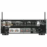 DENON Стерео ресивер DRA900H СЕРЕБРО Стереоресивер 2.2 с поддержкой 8K Ultra HD и встроенным ММ-фонокорректором, мощность 2 х 100 Вт (8 Ом), 6 входов и 1 выходов HDMI, мультирум HEOS, AirPlay 2, габ