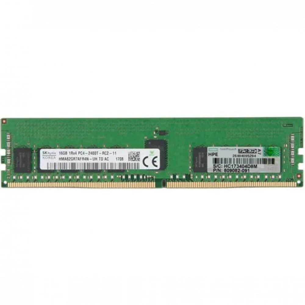 Оперативная память HPE 16GB SINGLE RANK DDR4-2400 REG [805349-B21], 805349-B21 819411-001 843313-B21 T9V40AA 809082-091 805350-B21 805350-201 805349-B21