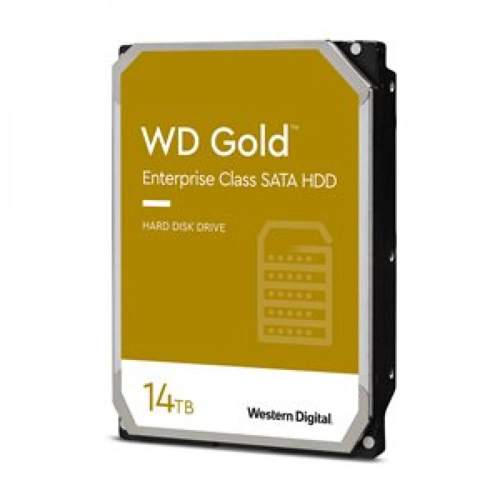 Жесткий диск Western Digital GOLD HDD SATA 14TB, 7200rpm, 512MB buffer, 512e, WD142KRYZ, 1 year