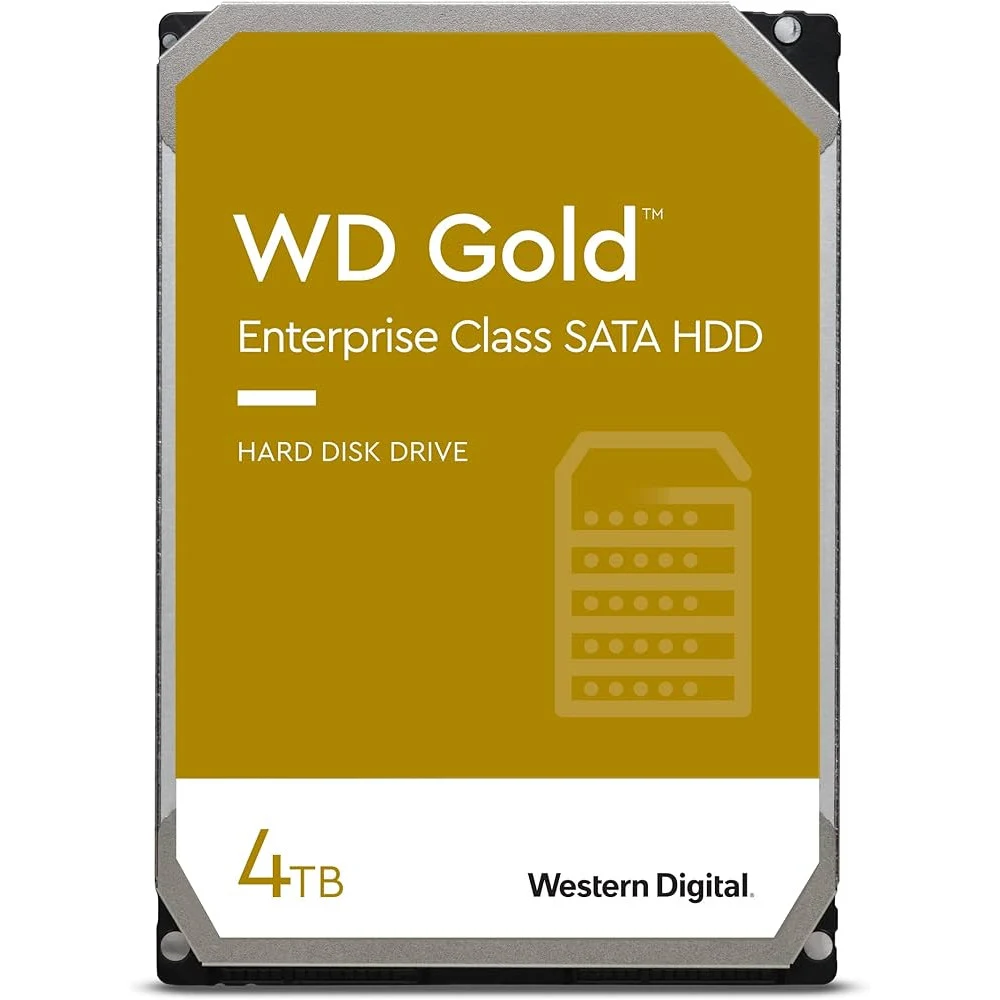 Жесткий диск Western Digital GOLD HDD 3,5" SATA 4Tb, 7200rpm, 256MB buffer, WD4004FRYZ, 1 year