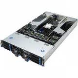 Серверная платформа/ ASUS ESC4000A-E12-SKU1, 2U GPU, 1 x SP5 LGA6096 EPYC 9004 (400W), 12DIMM DDR5, 2 x 2.5" SATA/SAS*/NVMe + 2 x 3.5" SATA/SAS*/NVMe + 2 x 3.5" SATA/SAS*,2 x GbE LAN (I350), 1+1 260