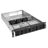 Серверный корпус ExeGate Pro 2U660-HS08 <RM 19", высота 2U, глубина 660, без БП, 8xHotSwap, USB>