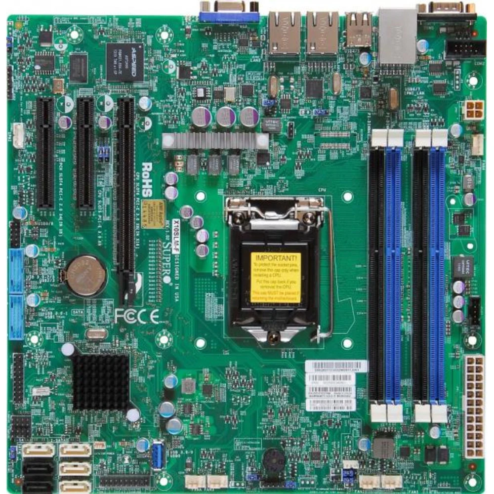 Материнская плата SuperMicro MBD-X10SLM-F-B, OEM {12}