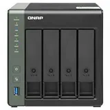 SMB QNAP TS-431KX-2G NAS 4 HDD trays. Alpine AL214, 4-core, 1.7GHz, 2 GB DDR3 (1 x 2 GB) up to 8 GB (1 x 8 GB), 1x10 GbE SFP+, 2x1GB Ethernet, USB 3.2x3