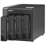 SMB QNAP TS-431KX-2G NAS 4 HDD trays. Alpine AL214, 4-core, 1.7GHz, 2 GB DDR3 (1 x 2 GB) up to 8 GB (1 x 8 GB), 1x10 GbE SFP+, 2x1GB Ethernet, USB 3.2x3