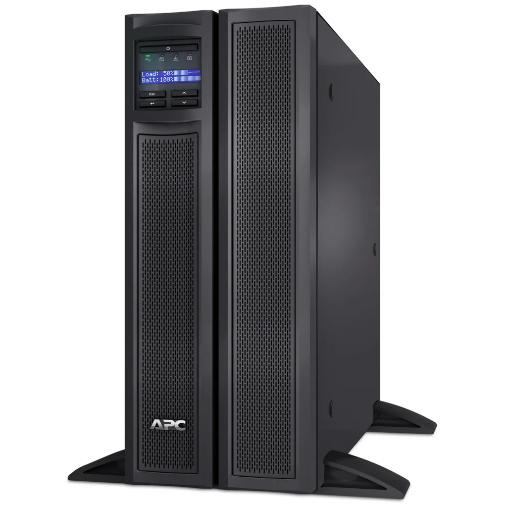 Источник бесперебойного питания APC Smart-UPS X 3000VA/2700W, RM 4U/Tower, Ext. Runtime, Line-Interactive, LCD, Out: 220-240V 8xC13 (3-gr. switched) 2xC19, SmartSlot, USB, COM, EPO, HS User Replacea