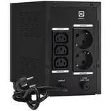 UPS ExeGate UNB-1600.LED.AVR.2SH.3C13.USB, 1600VA/950W, 12V/9Ah*2, (2) Schuko+(3)IEC