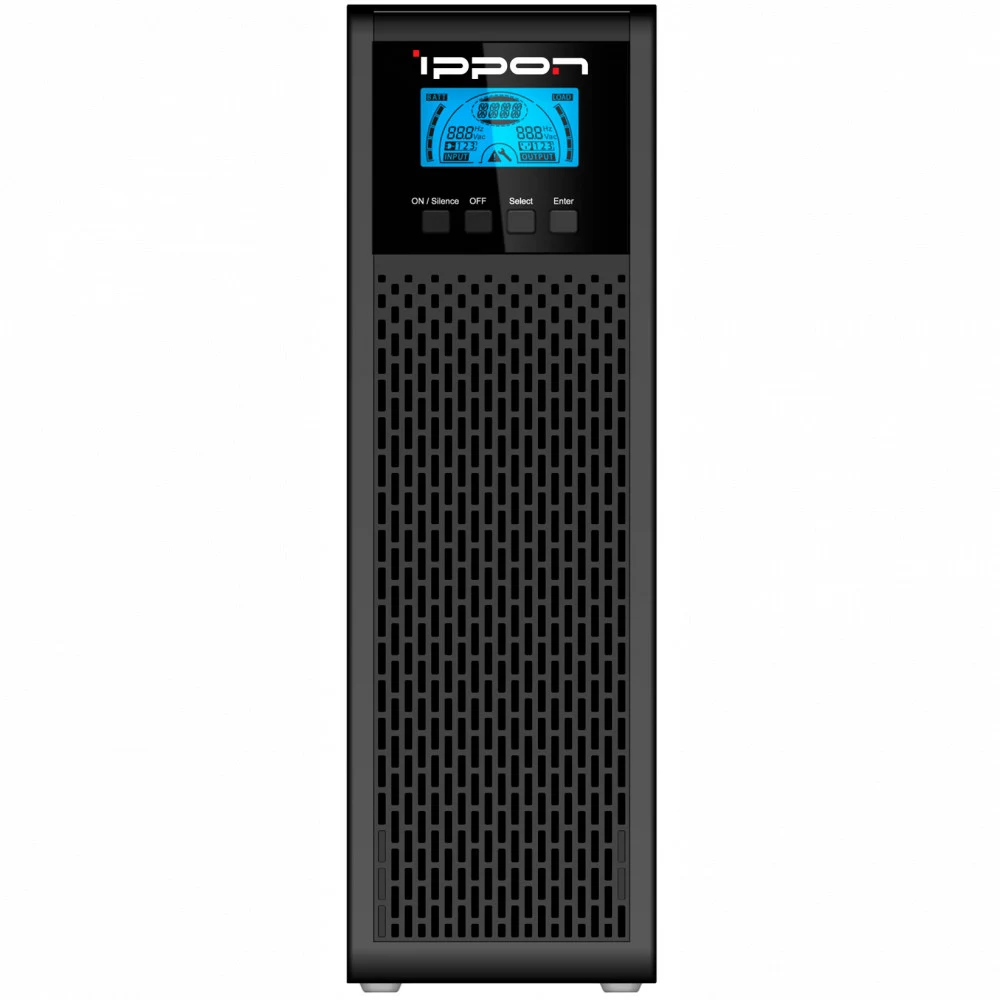 ИБП Ippon Innova G2 2000L On-Line UPS 2000VA, 1800Вт, чист. синусоида, 6xC13, управление по USB, без батарей, LCD