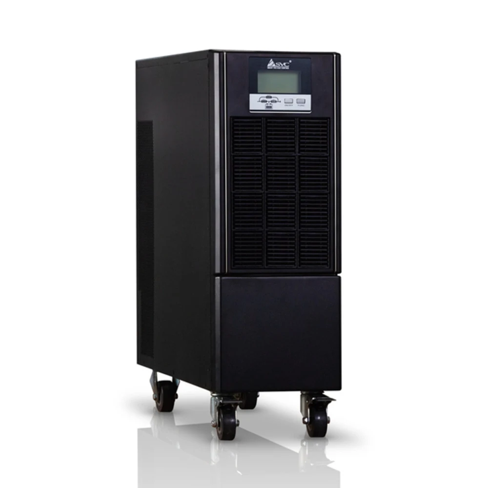 Источник бесперебойного питания, SVC, GT31-20KVA, Мощность 20кВА/18кВт, Трёхфазный (3 фазы на вход, 1 на выход), GT31-серия, On-Line, LCD\RS-232/USB SMART, Диапазон работы AVR: 190-499В, Батарея: 16
