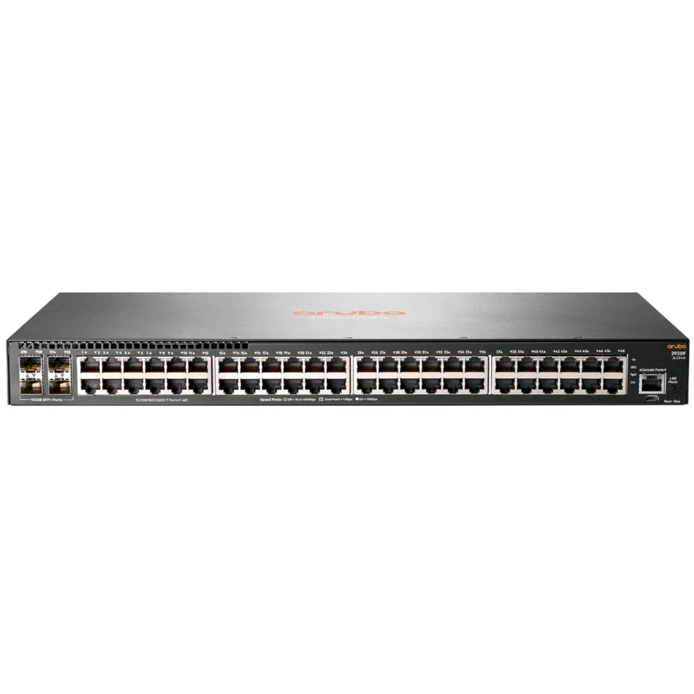 Коммутатор HPE Aruba 2930F JL262A#ABB 48G 4SFP 48PoE+ 370W управляемый
