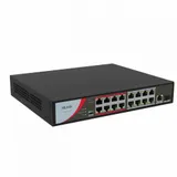 Коммутатор PoE неуправляемый HiLook NS-0318P-130(B) с 16 портами Fast Ethernet