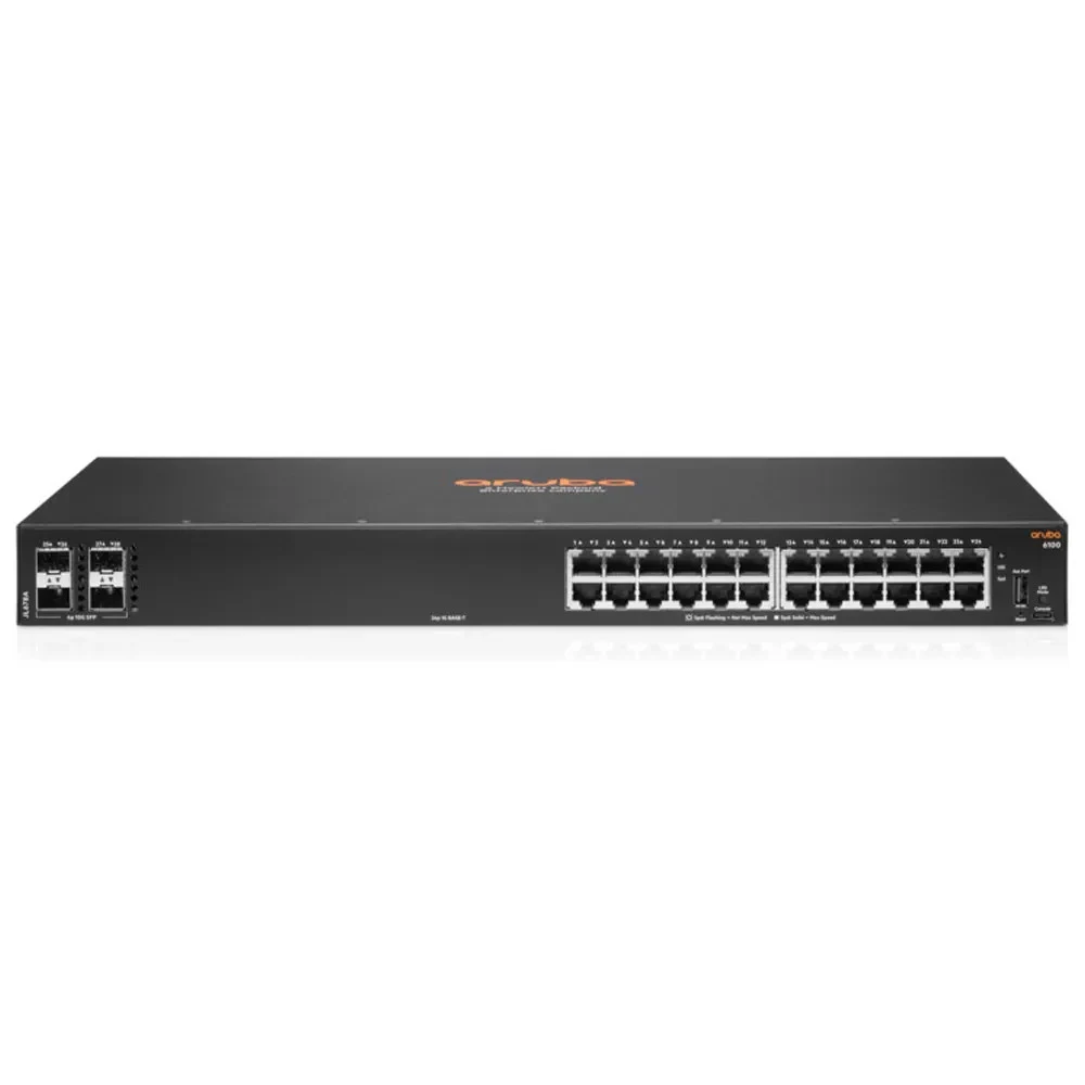Коммутатор HP Enterprise/Aruba 6100 24G 4SFP+ Switch JL678A#ABB