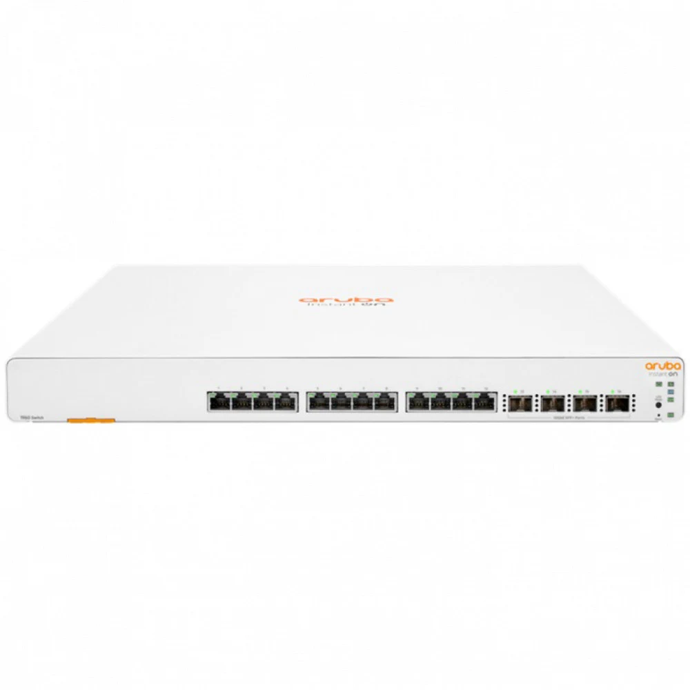 Коммутатор JL805A Aruba Instant On 1960 12XT 4XF Layer 2+ Switch, 1U (12xRJ-45 100/1000/10Gb ports, 4xSFP+ 10G ports)