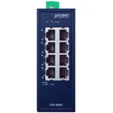 Planet Коммутатор промышленный IP30 8-портовый 10/100TX (-40~75 C) компактный