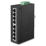 IP30 Slim Type 8-Port Industrial Fast Ethernet Switch (-40 to 75 degree C)