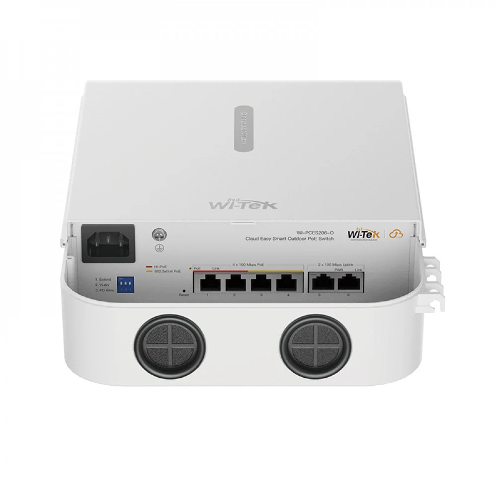 Wi-Tek WI-PCES206-O Уличный управляемый 4-портовый PoE коммутатор