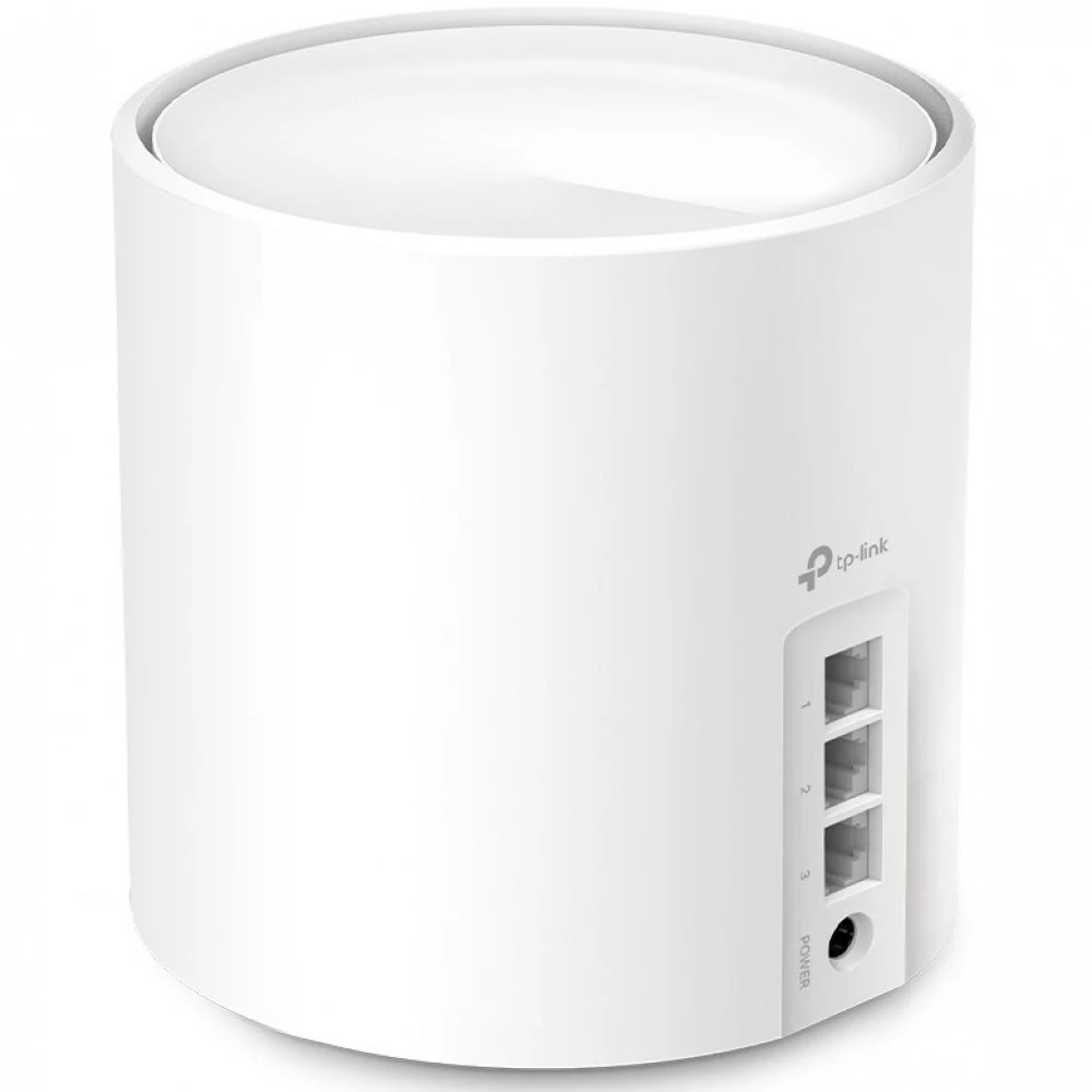 Домашняя Mesh Wi-Fi система GbE AX3000 Tp-Link Deco X50 (1 устройства) &lt Бесшовный роуминг, Wi-Fi 6, 5 ГГц: до 2402 Мбит/с (802.11ax), 2,4 ГГц: до 574 Мбит/с (802.11ax), 802.11ax/ac/a/b/g/n, 3 гиг