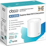 AX3000 Whole Home Mesh Wi-Fi 6 UnitSPEED: 574 Mbps at 2.4 GHz + 2402 Mbps at 5 GHzSPEC: 2× Internal Antennas, 3× Gigabit Ports (WAN/LAN auto-sensing), 2 Streams and HE160 for 5GHzFEATURE: Deco App,