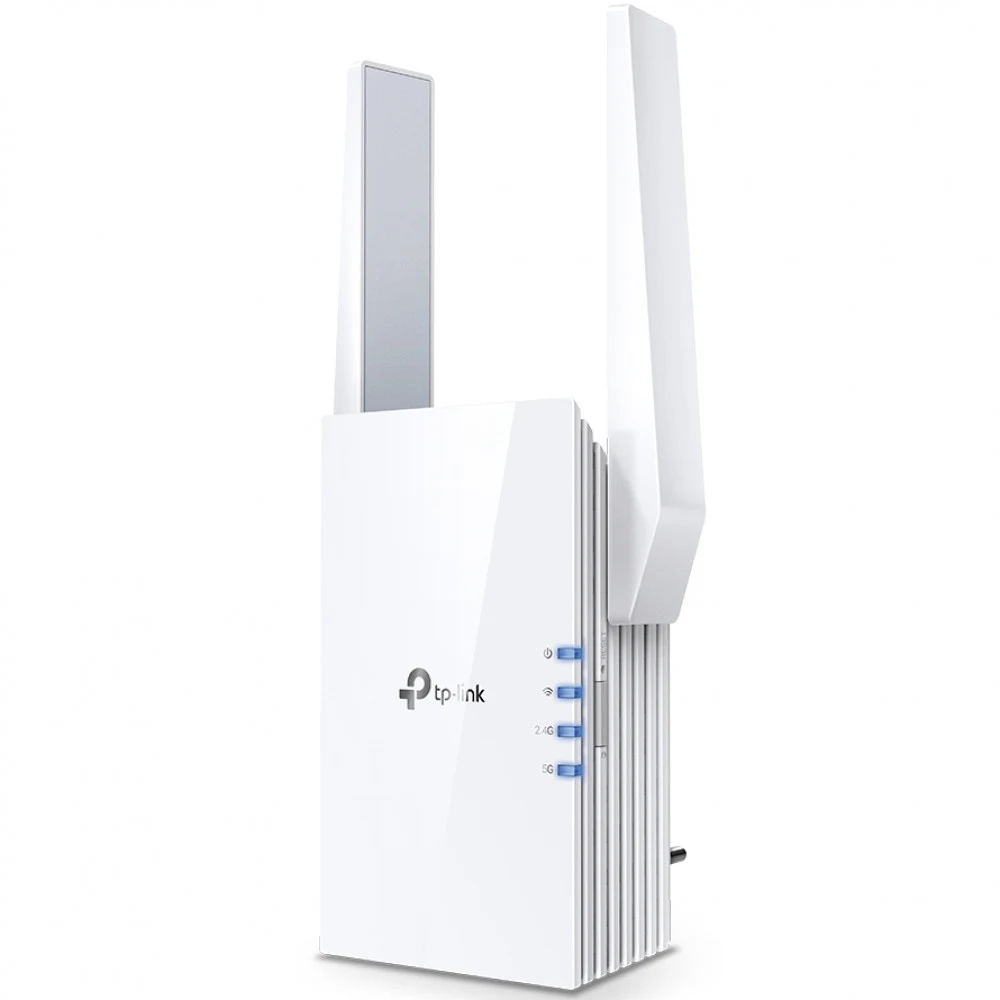Повторитель беспроводной AX1500 Tp-Link RE505X <Wi-Fi 6 AX1500 усилитель Wi-Fi сигнала с поддержкой OneMesh™, GbE LAN порт, 300 Mbps 2,4 GHz + 1200 Mbps 5 GHz, 802.11b/g/n/ac, OFDMA, MU-MIMO, Beamfo