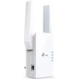 RE505X AX1500 Двухдиапазонный усилитель Wi-Fi сигнала, до 1201 Мбит/с на 5 ГГц (2?2 MIMO) и до 300 Мбит/с на 2,4 ГГц (2?2 MIMO), поддержка 802.11ax/Wi-Fi 6, 2 внешние антенны, 1 гигабитный порт (089