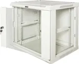 Шкаф коммутационный Lanmaster PRO (TWT-CBWPG-15U-6X4-GY) настенный 15U 600x450мм пер.дв.стекл 60кг серый IP20